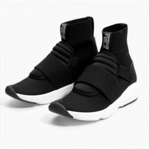 Zara boys black socks sneakers boots size 30 EUR 12.5 US